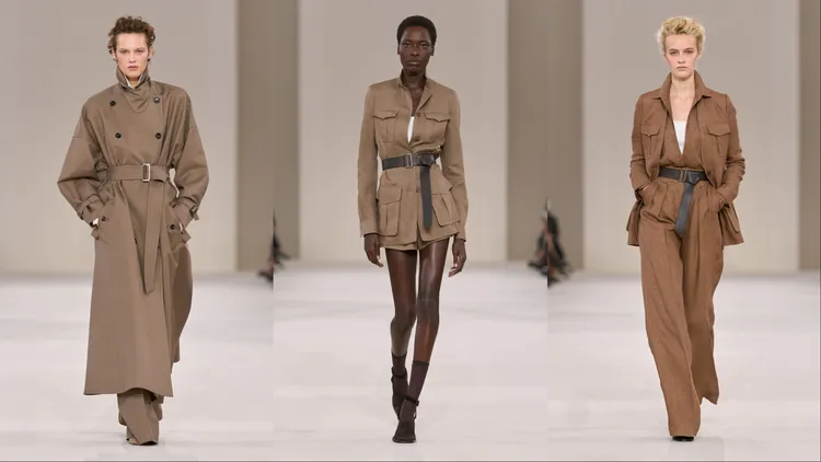 Max Mara 2027春夏系列打造出現代女性的時髦盔甲。品牌提供