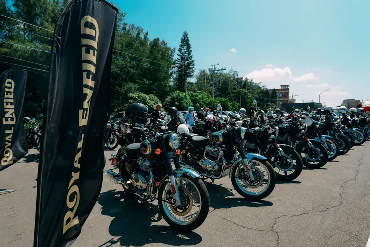 Royal Enfield車款齊聚ONE RIDE，展現多元的騎乘風格。業者提供