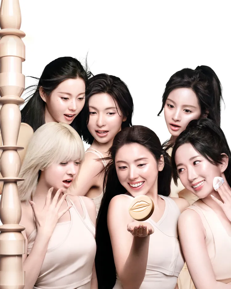 國新生代女團NMIXX愛用MAKE UP FOR EVER HD SKIN粉無痕原生透光氣墊粉餅。品牌提供
