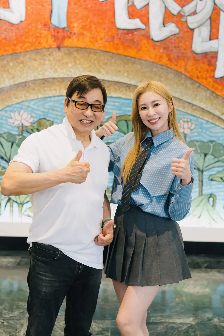 李濤邀張棋惠二度替公益獻唱。關懷台灣文教基金會提供