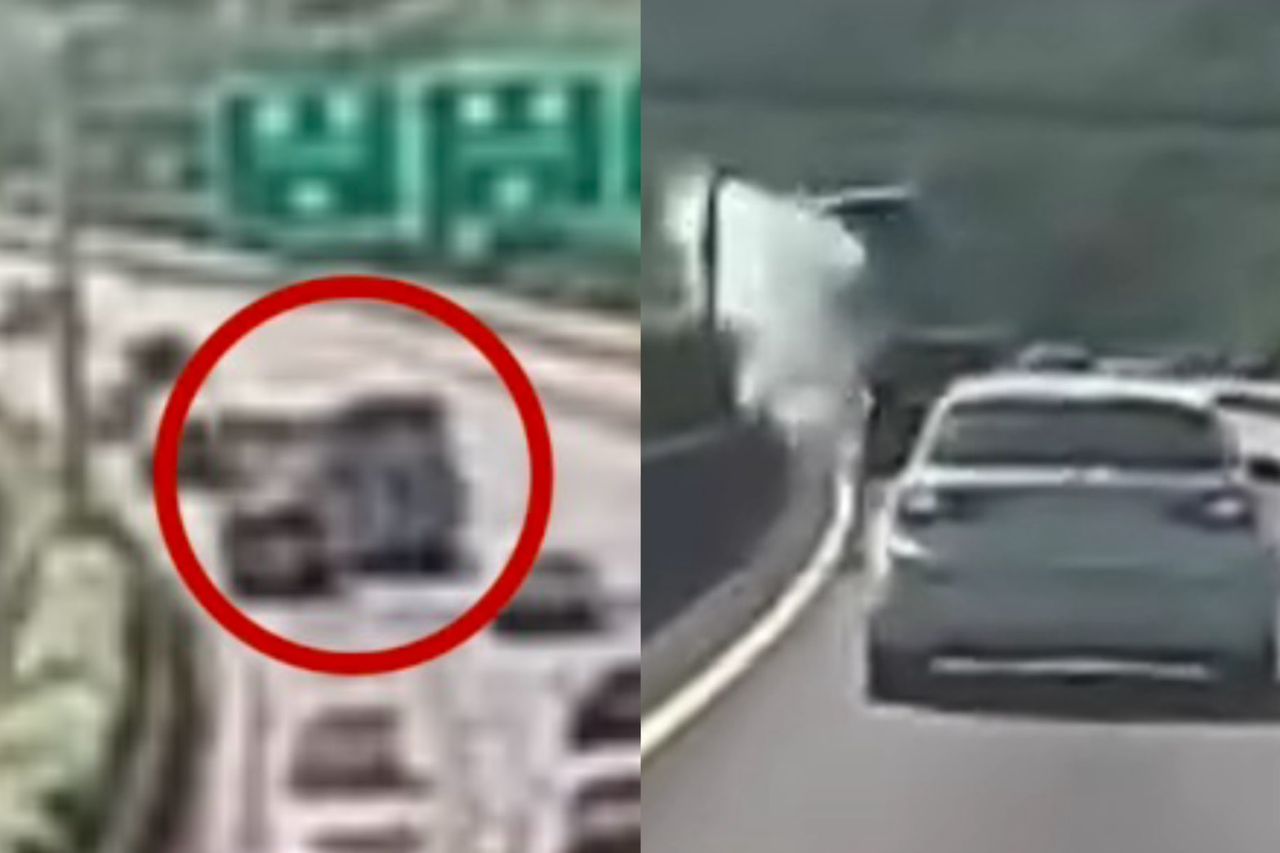 國3遊覽車驚險「橫移3車道」撞護欄!41人車上6傷 網友嚇喊:以為他睡著了