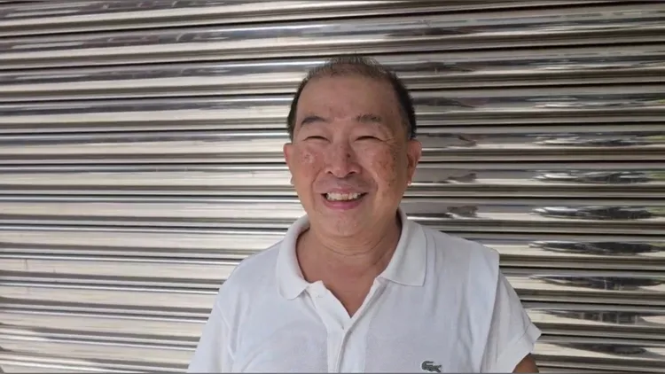 東興西服老闆洪自選低調表示，人沒事就好。民眾提供