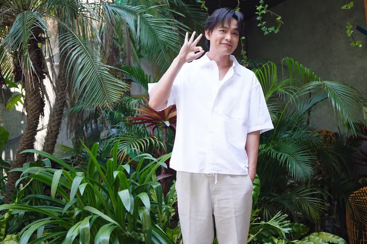 黃鐙輝給萁媽錢很OK。彭欣偉攝