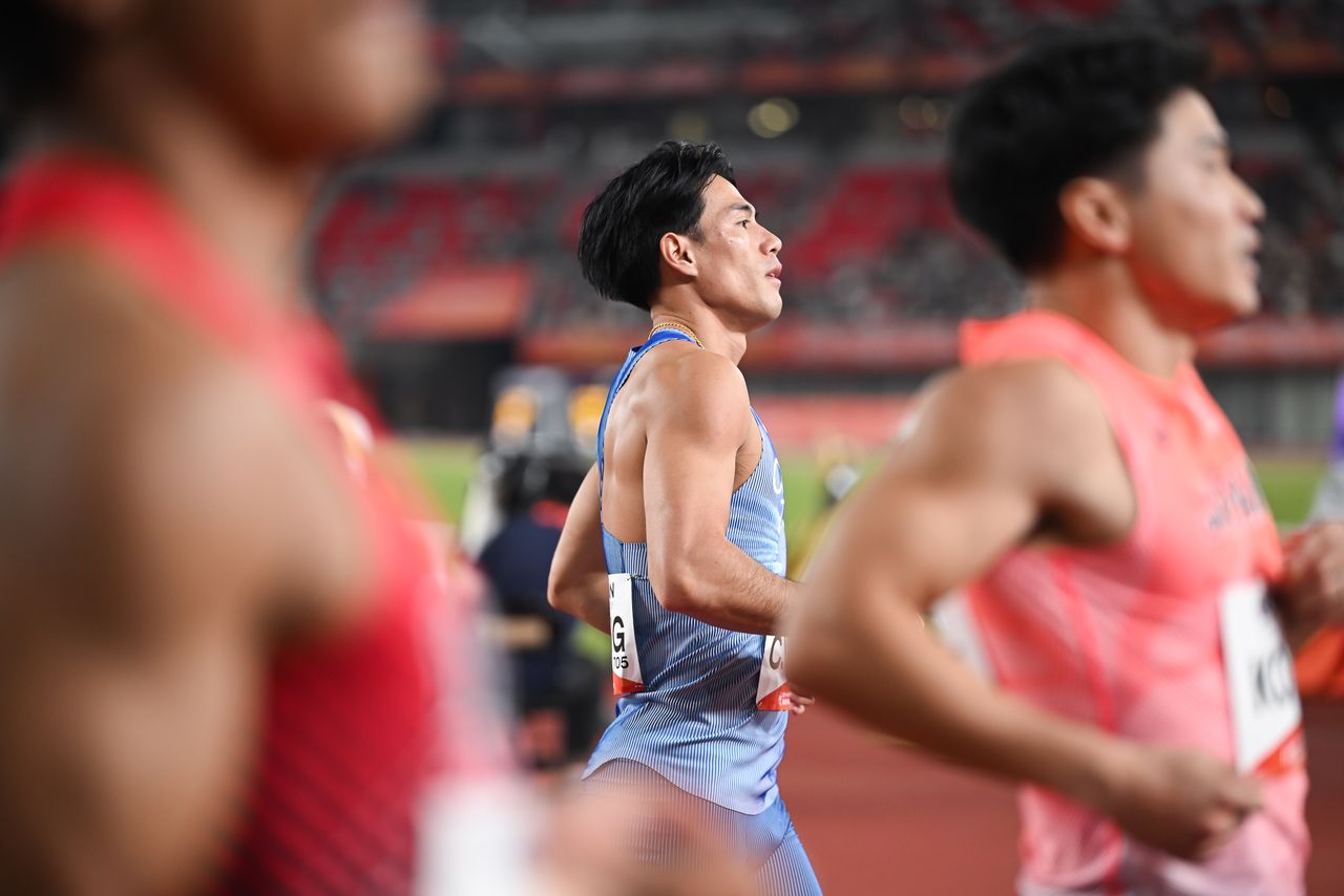 田徑男子4X100接力決賽 刷新全國紀錄再奪亞運銀牌