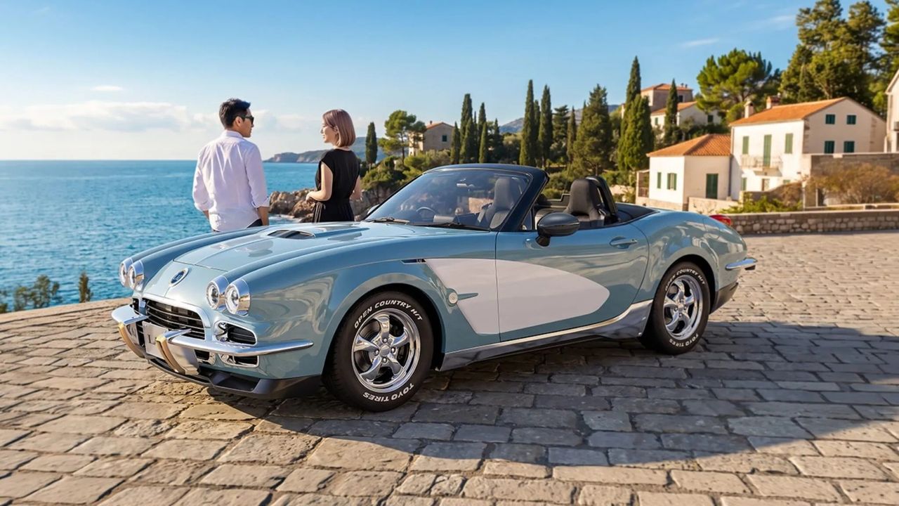 日本光岡推全新LA1 披上1950年代Corvette C1外衣的MX-5現身
