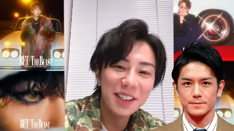 瀧澤秀明（右）曾出現在北山宏光的影片中，只聞其聲不見其人。翻攝TOBE YouTube