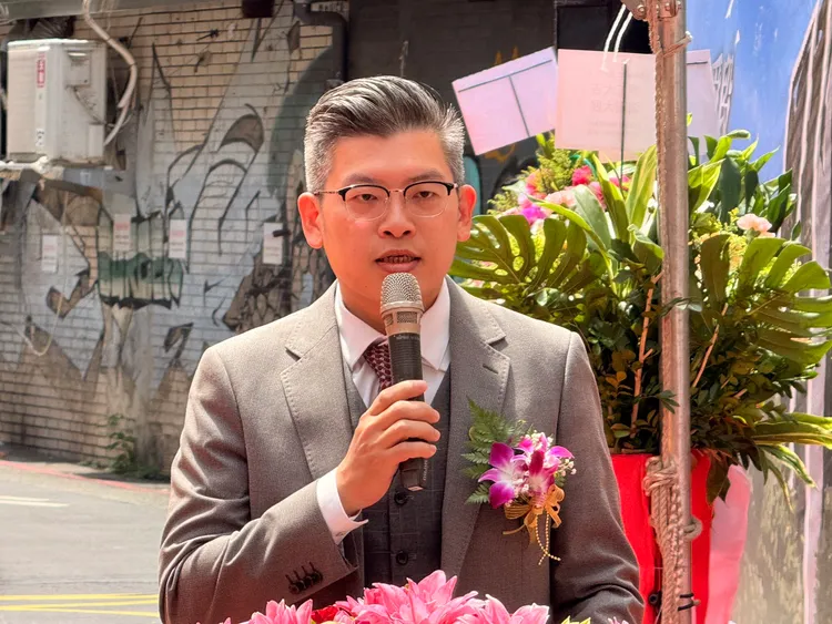 北都建設總經理陳逸軒指本案目前營造工程發包金額，已達每坪約34萬元。陳揚盛攝