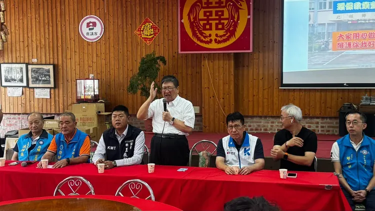 新竹縣長、國民黨新竹縣黨部主委楊文科。新竹縣黨部臉書