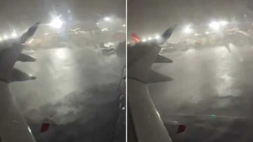 颱風襲日本！機場淹水「班機照飛」觸目驚心　旅客嚇到折蓮花