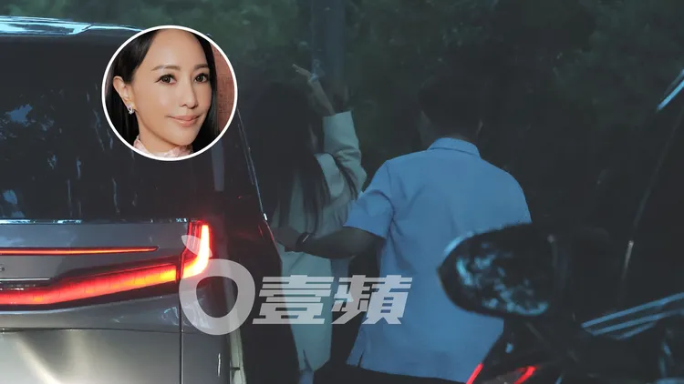關穎昨到陽明山替張清芳慶生。特勤中心攝