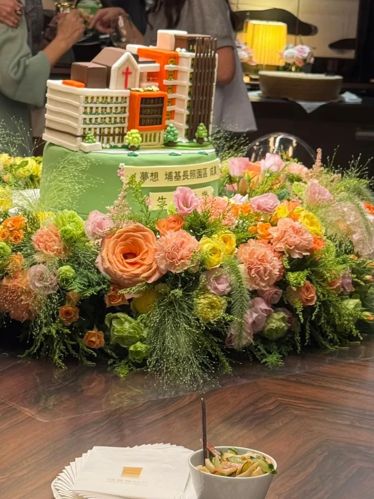 張清芳許願南投埔里基督教醫院長照大樓能順利興建。翻攝張清芳IG