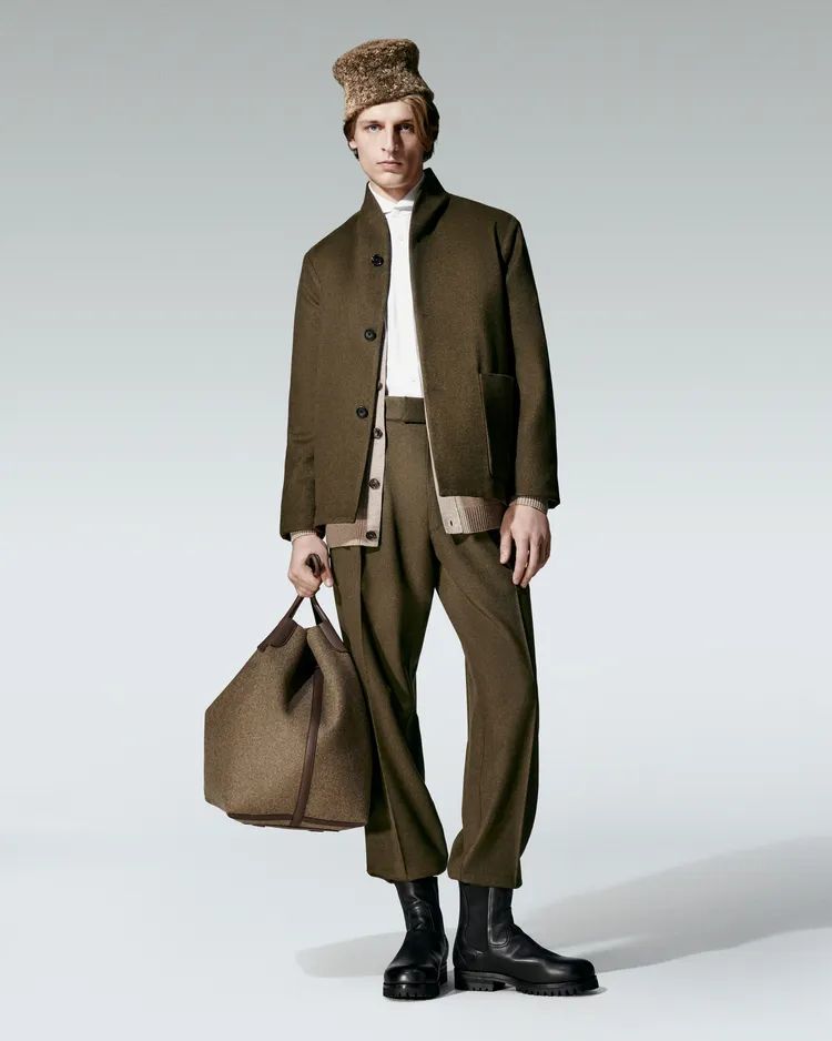Loro Piana 2026-2027秋冬男裝系列。品牌提供