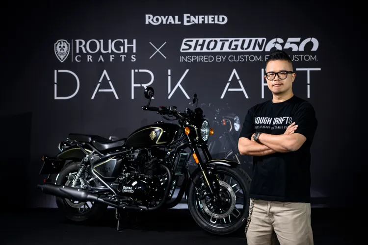Rough Crafts主理人葉韋廷（Winston Yeh）親臨現場，分享Shotgun 650 x Rough Crafts特仕版從手工改裝作品延伸至限量車款的設計理念。業者提供