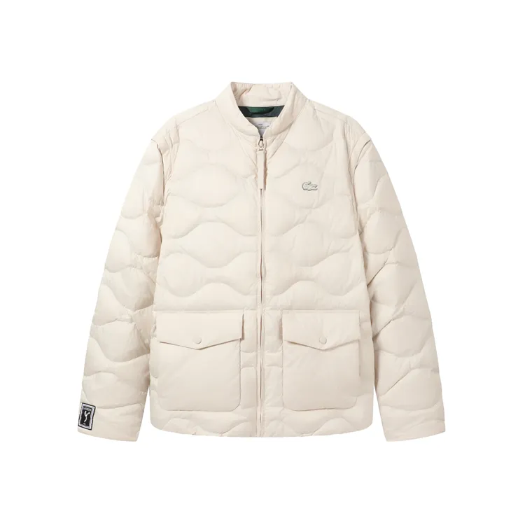 LACOSTE「JOURNEY WITH YIBO」聯名系列絎縫外套，1萬6000元。品牌提供