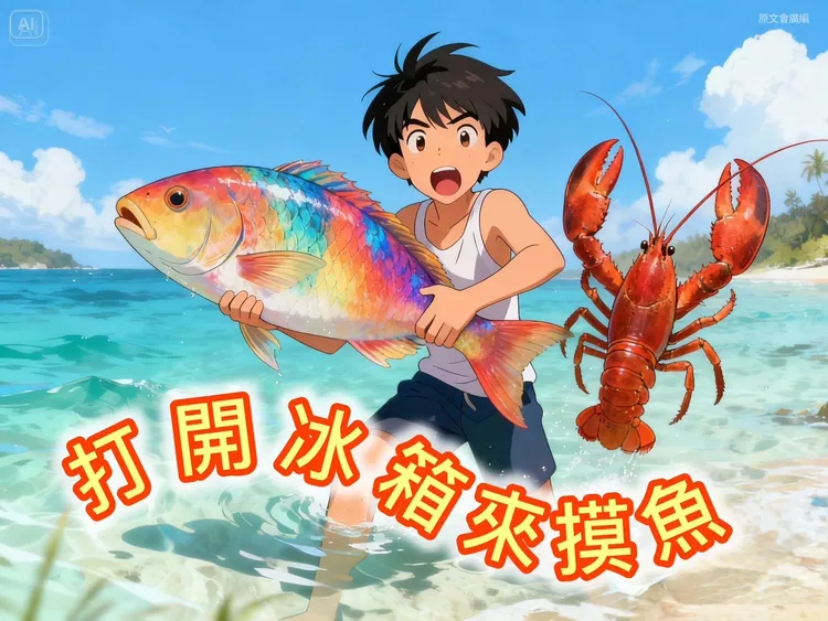 《打開冰箱來摸魚》入圍少年節目獎。原文會提供