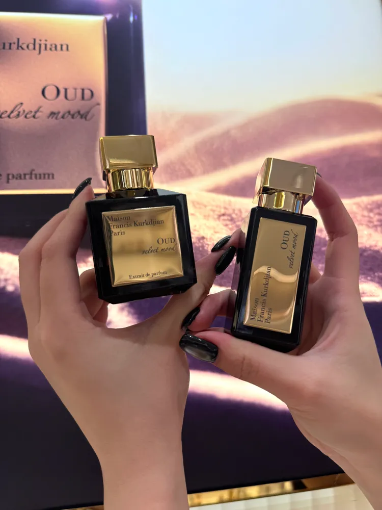 MFK OUD velvet mood絲絨沙幕香精，35ml／9400元、70ml／1萬4500元。張家玲攝