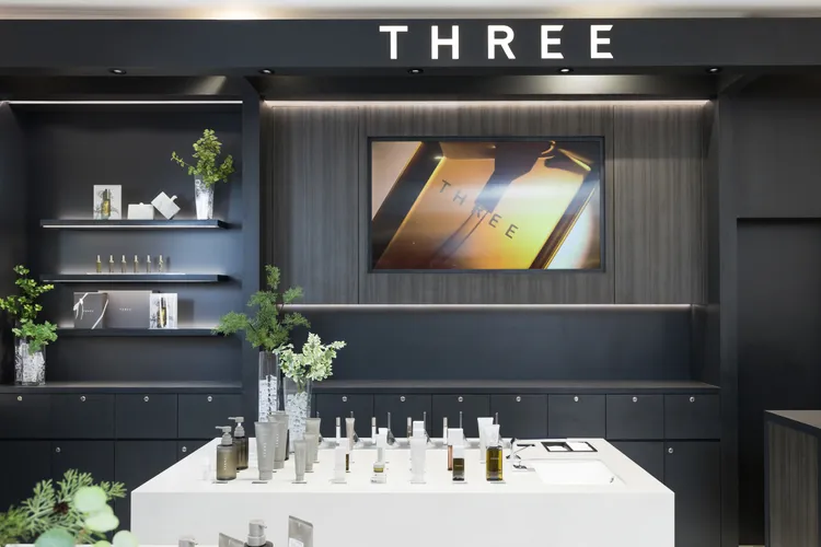 THREE大巨蛋形象專櫃。品牌提供
