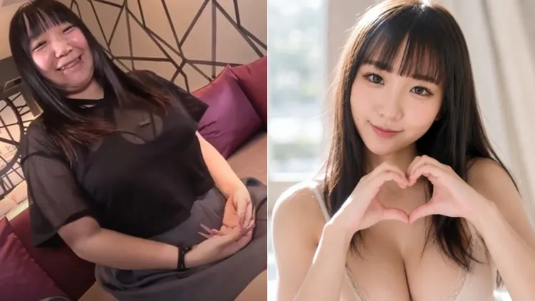 日本FC2一部影片的女主角引發熱議。翻攝自網路