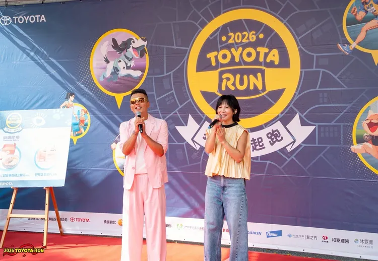梁文音攜手視障歌手林信宏合唱。TOYOTA RUN提供
