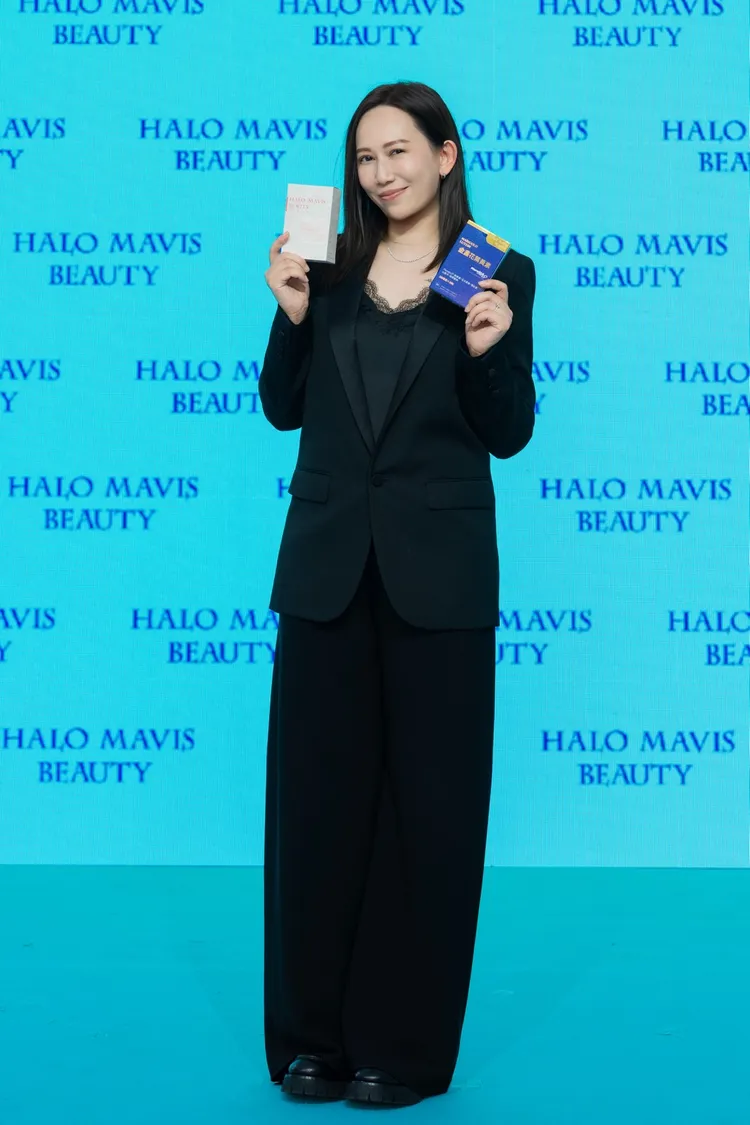 電商女王瑪菲司現身品牌活動。經紀人提供