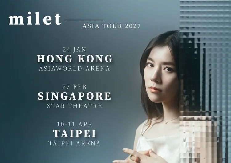 milet明年舉辦亞洲巡演，將首度唱進台北小巨蛋。翻攝大鴻藝術BIGART臉書