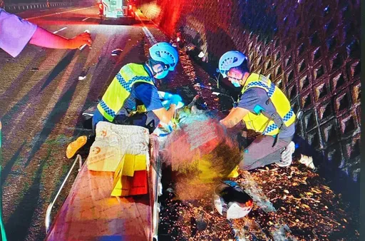 中秋夜騎車返家釀不幸　31歲騎士台3線自撞身亡