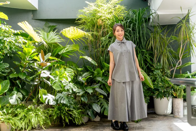 安乙蕎被誤認懷孕。大愛提供