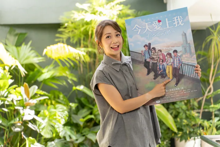 安乙蕎戲裡富有正義感，常因說話直被誤會。大愛提供