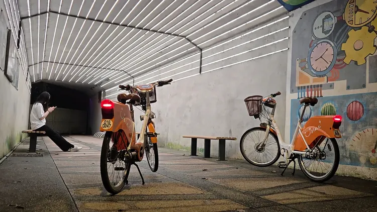 新北基隆間擁有不少腳踏車步道，但基隆地區卻沒有租借站。葉先鵬攝