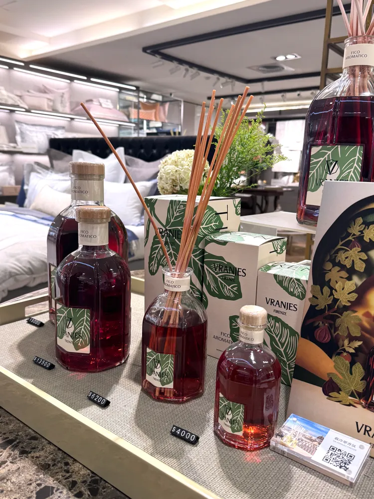 義大利香氛品牌Vranjes Firenze推出全新「嫣紅無花果」，由寬庭美學總代理引進台灣。張家玲攝