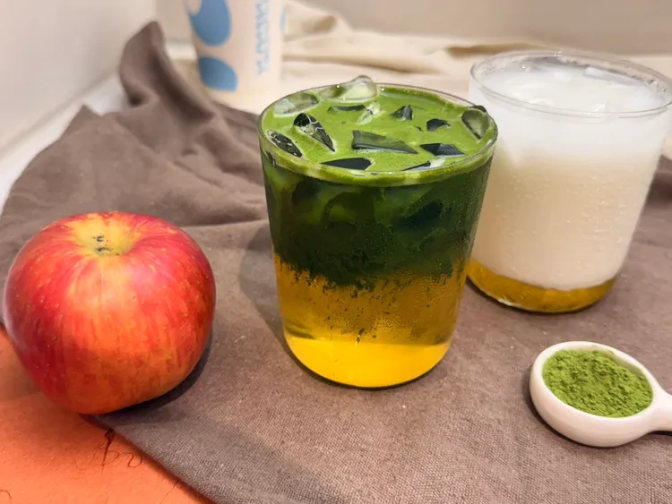 蘋果抹茶。陳揚盛攝