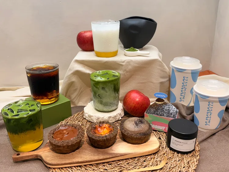 wataru也將高品質抹茶帶進週年慶新品。店內抹茶飲品皆使用智茶碗製作。陳揚盛攝