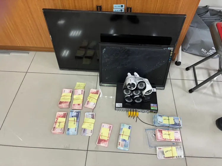 警方查獲相關證物。翻攝畫面