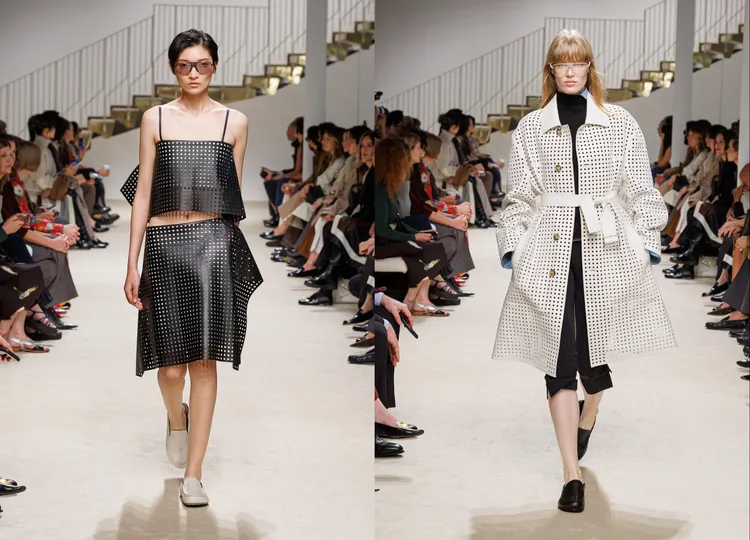 TOD’S 2027春夏系列以鏤空皮革詮釋招牌豆豆元素。品牌提供