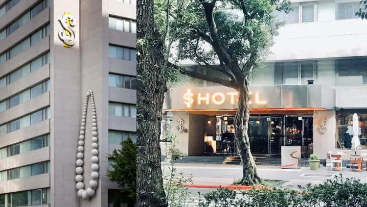 先前汪小菲為大S打造的飯店，以珠寶造型外觀等設計聞名，閒置2年多後由新團隊接手經營。翻攝自S Hotel臉書