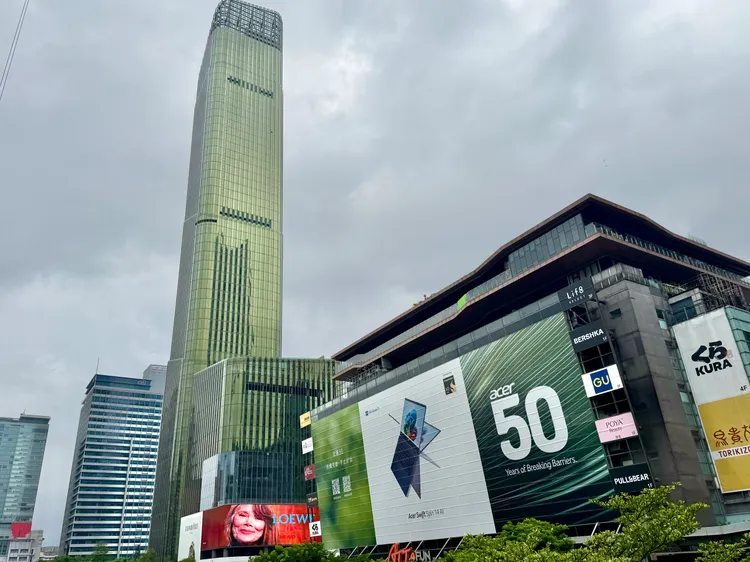 The Sky Taipei台北天空塔將引進柏悅、安達仕兩大凱悅品牌飯店，各規劃178間、243間客房。莊偉祺攝