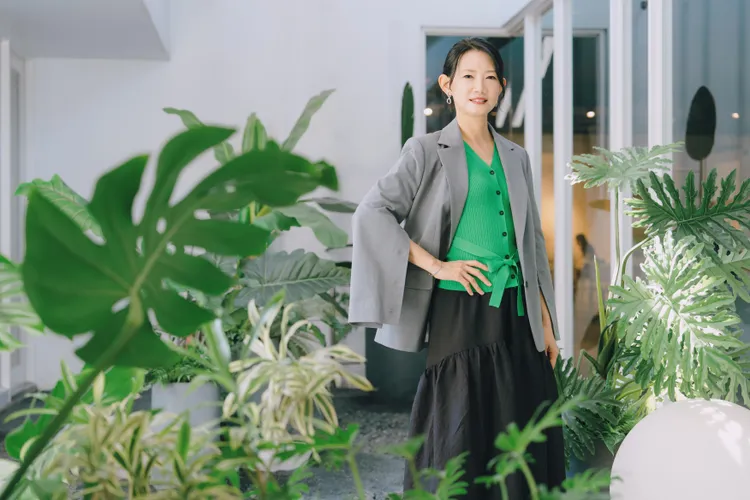 吳奕蓉入圍老公比她還興奮。大愛提供