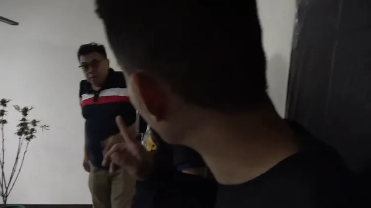 楊男落網當天向警方表示其父正在ICU病房搶救，希望不要告知其家人。翻攝畫面