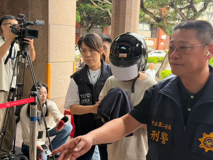 易姓女槍手落網。翻攝畫面
