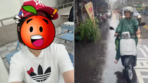 暴雨騎車堅持要去做美甲　身分曝光竟是大咖女星
