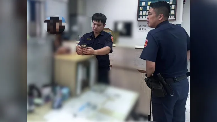 台南一名賴姓女子為了追星，差點受騙上當，所幸她及時醒悟，找警方求助。民眾提供