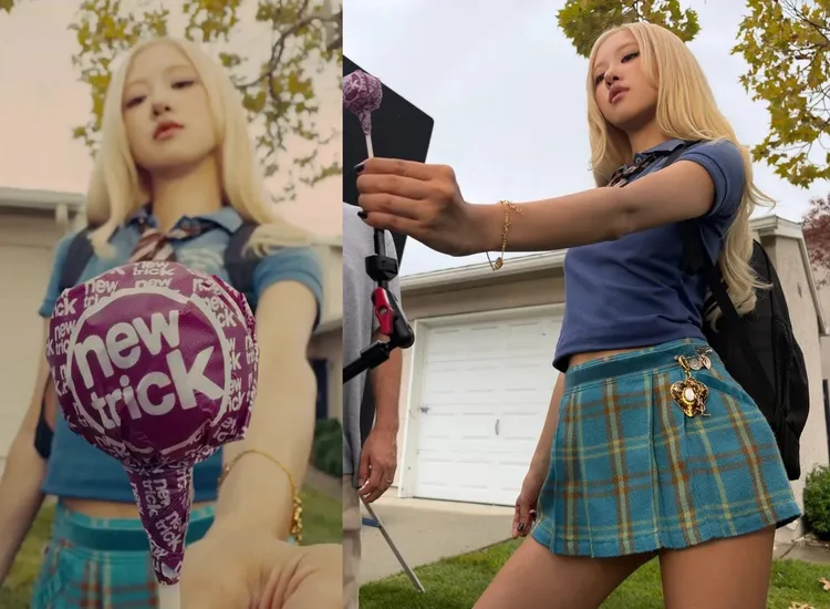 ROSÉ新歌《new trick》與Apple合作。翻攝ROSÉ IG