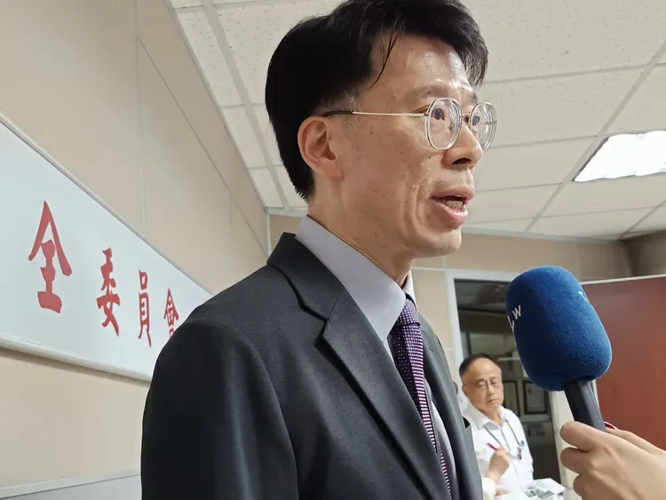 核安會主秘王重德受訪。許麗珍攝