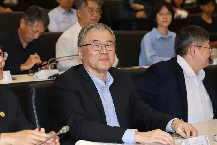 「跨世代共問 AI 時代共答」論壇 台積電共同營運長米玉傑。莊宗達攝