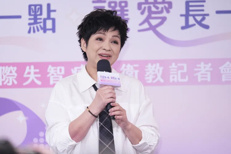 楊貴媚憶入圍金鐘時，媽媽掉下眼淚。彭欣偉攝