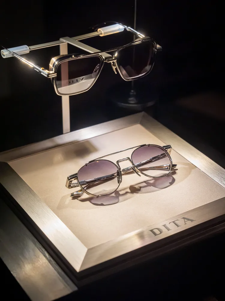鋼鐵人（上）、GD（下）同款DITA Eyewear眼鏡。品牌提供