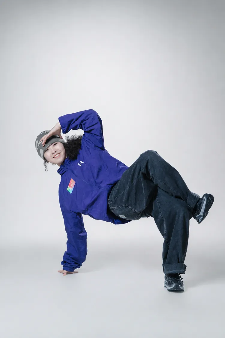 霹靂舞選手楊加力（B-girl Jia Li）將代表台灣站上名古屋亞運舞台。永齡基金會提供