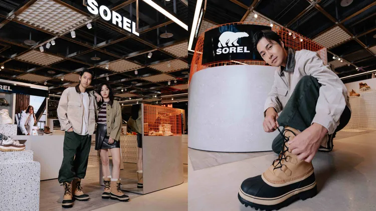 SOREL CARIBOU™ WP保暖防水中筒雪靴，各7980元。品牌提供