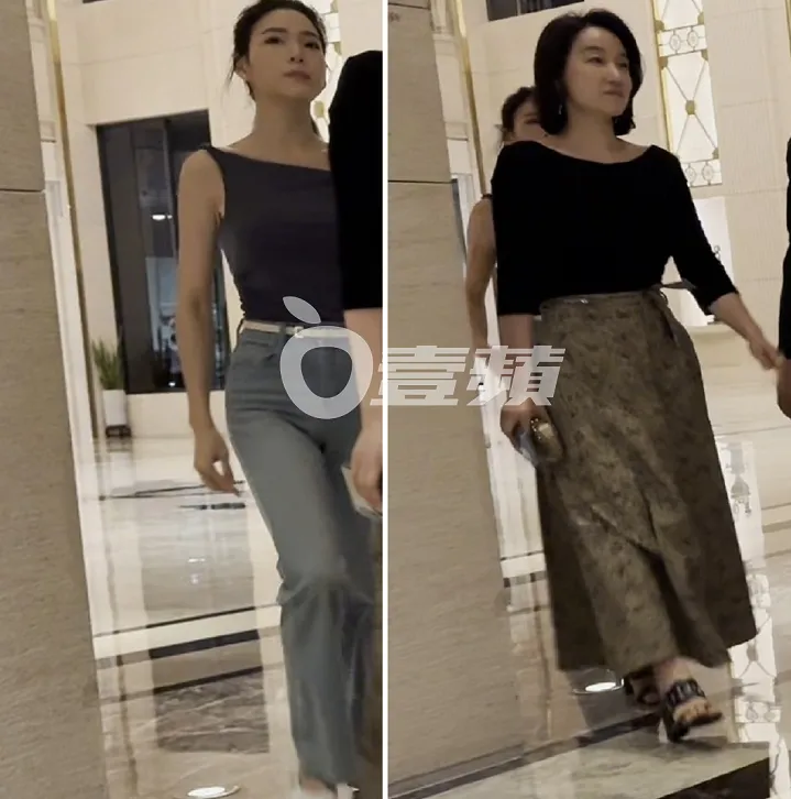 春慈慈善基金會董事長單雅文帶女兒錢安琪到場同歡。特勤中心攝