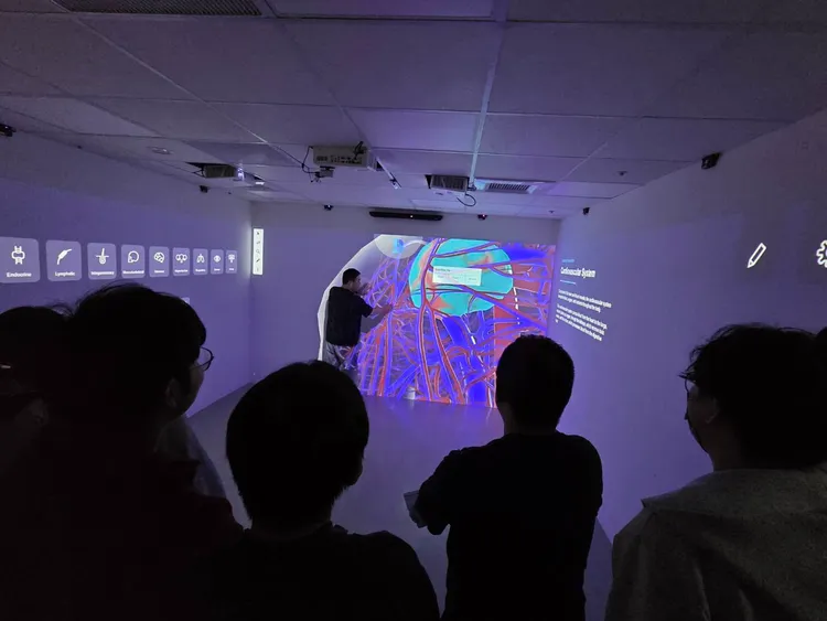 情境教學。敏盛醫院提供